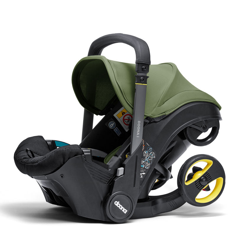 Doona autostol "i" med vogn Desert Green