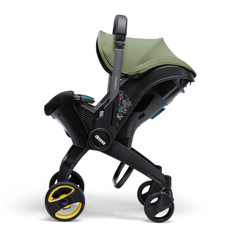 Doona autostol "i" med vogn Desert Green