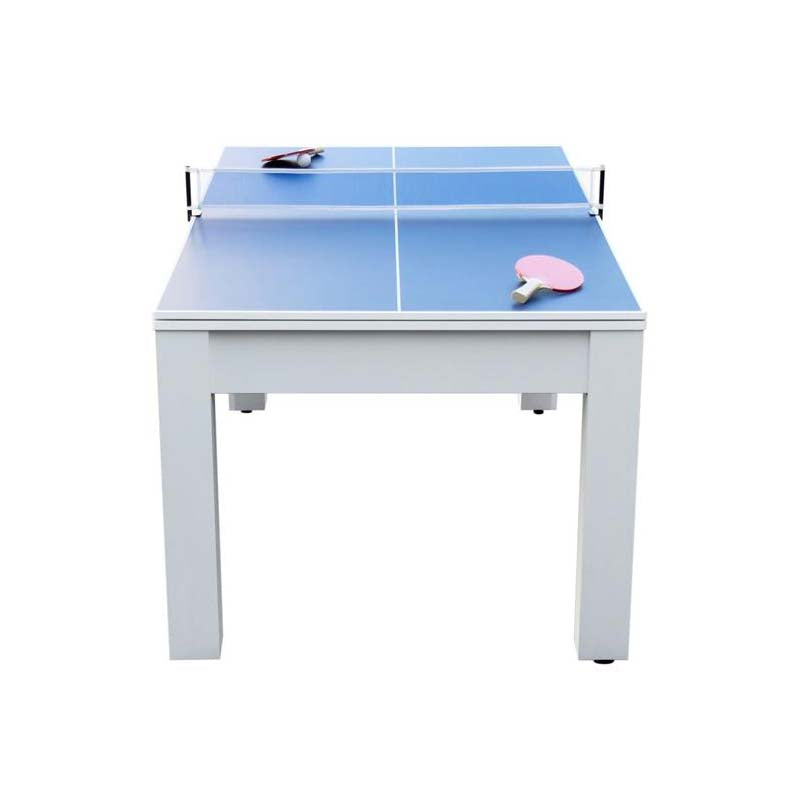 Stanlord Sanremo 6" Spisebord til billard & bordtennis Hvid (186x105x81cm)