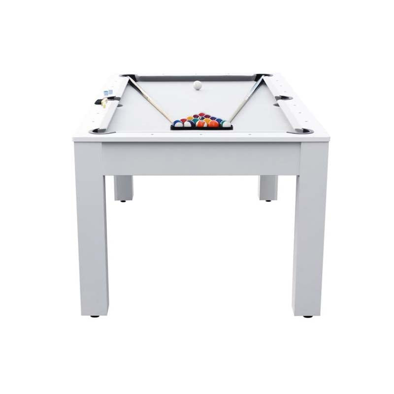 Stanlord Sanremo 6" Spisebord til billard & bordtennis Hvid (186x105x81cm)