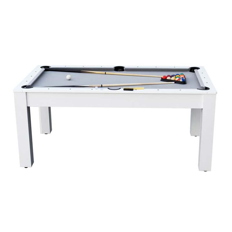 Stanlord Sanremo 6" Spisebord til billard & bordtennis Hvid (186x105x81cm)