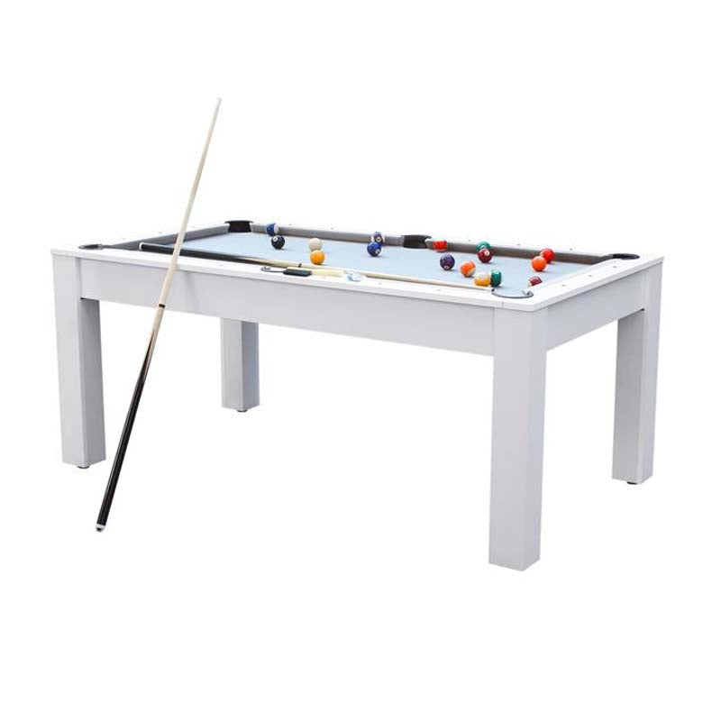 Stanlord Sanremo 6" Spisebord til billard & bordtennis Hvid (186x105x81cm)