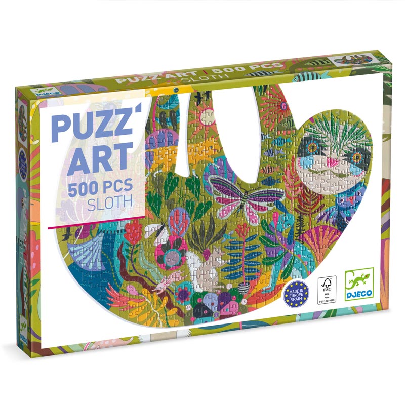 Djeco Konstpussel Puzz'Art Sengångare (500 bitar)