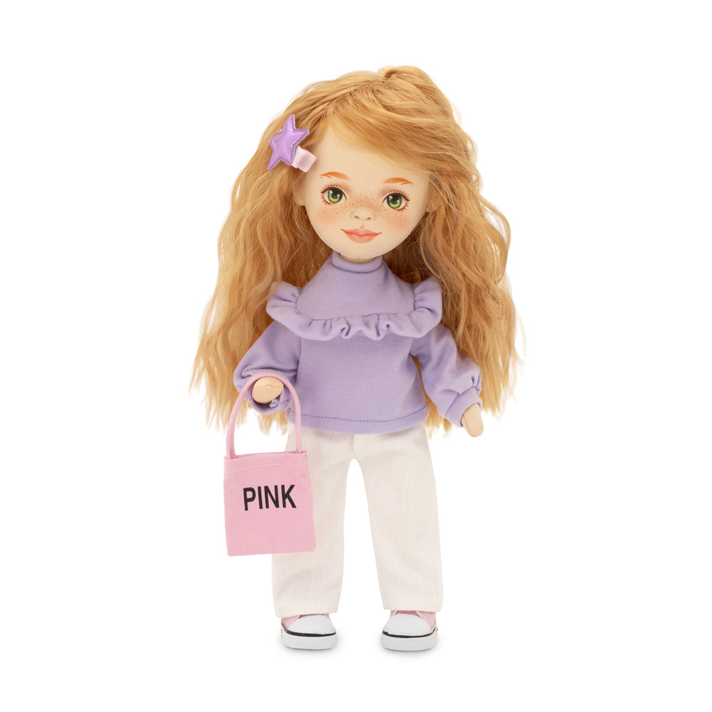 Orange Toys Lovely Dolls Sunny in a Purple Sweater (32cm)