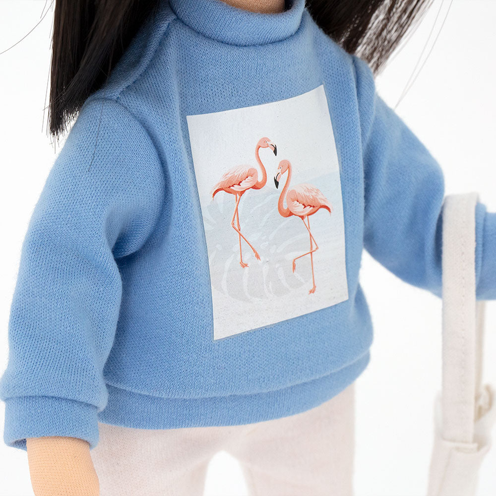 Orange Toys Lovely Dolls Lilu in a Light Blue Sweatshirt (32cm)