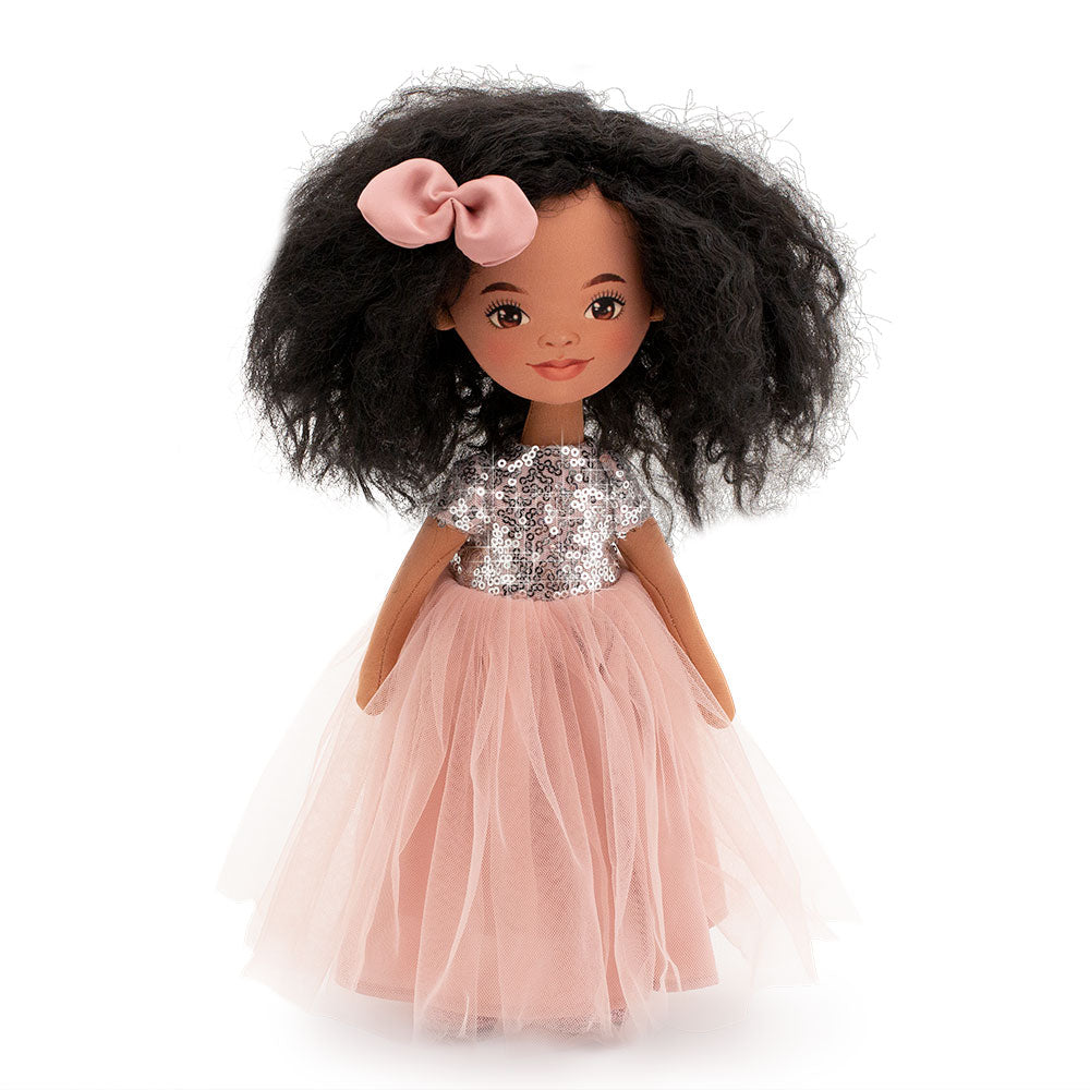 Orange Toys Lovely Dolls Tina in a Pink Dress with Sequins (32cm)