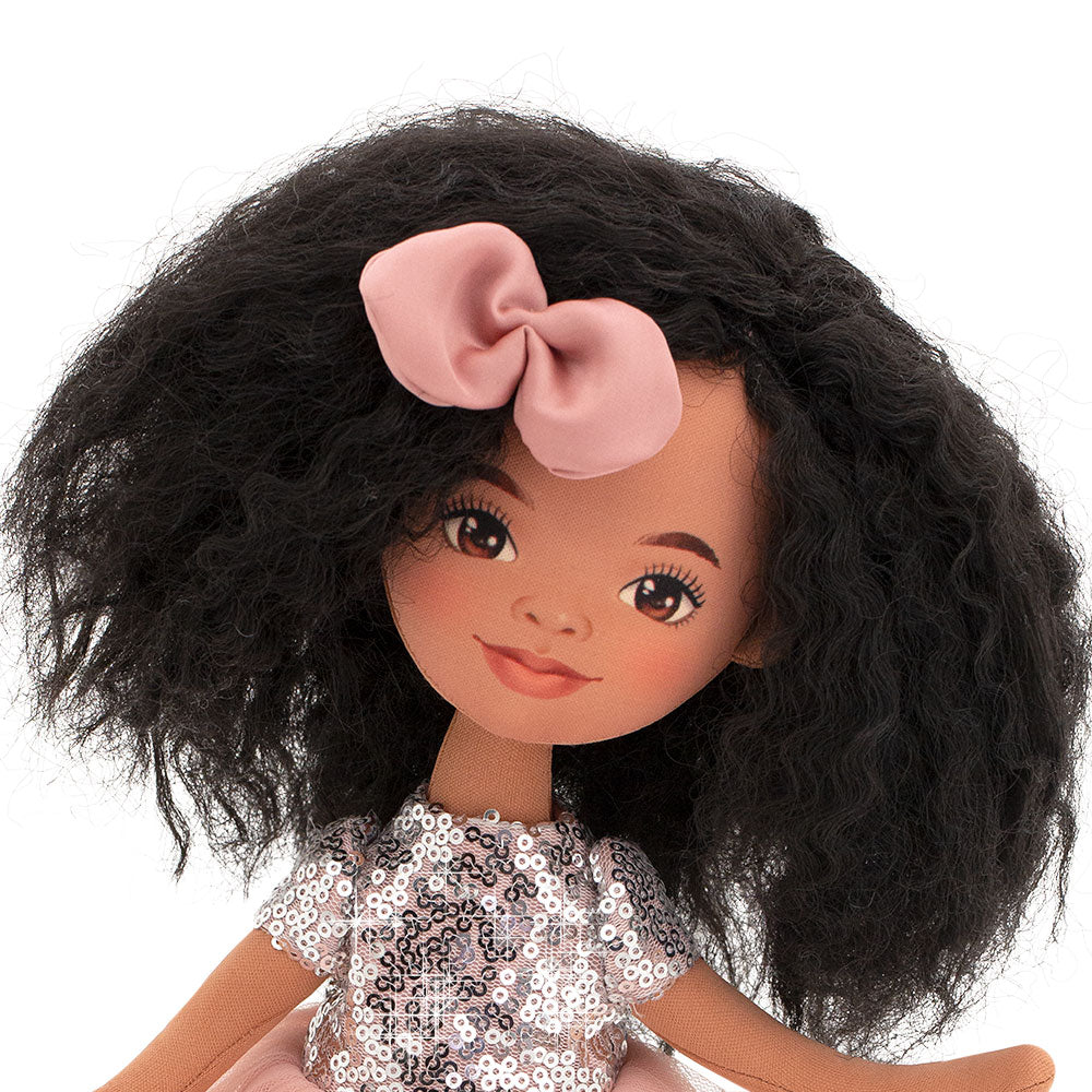 Orange Toys Lovely Dolls Tina in a Pink Dress with Sequins (32cm)
