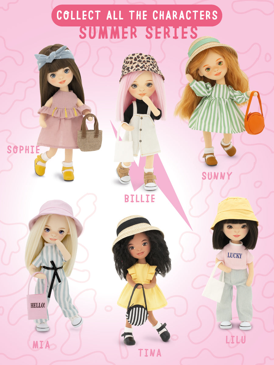 Orange Toys Lovely Dolls Billie in a Denim Sundress (32cm)
