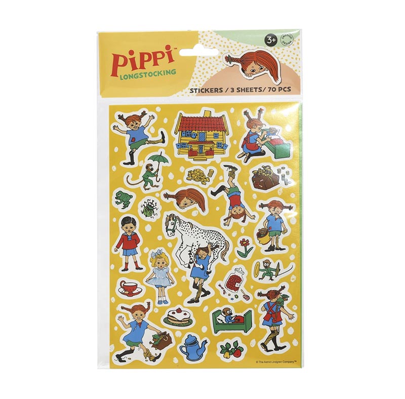 Pippi Klistermärken (70st)