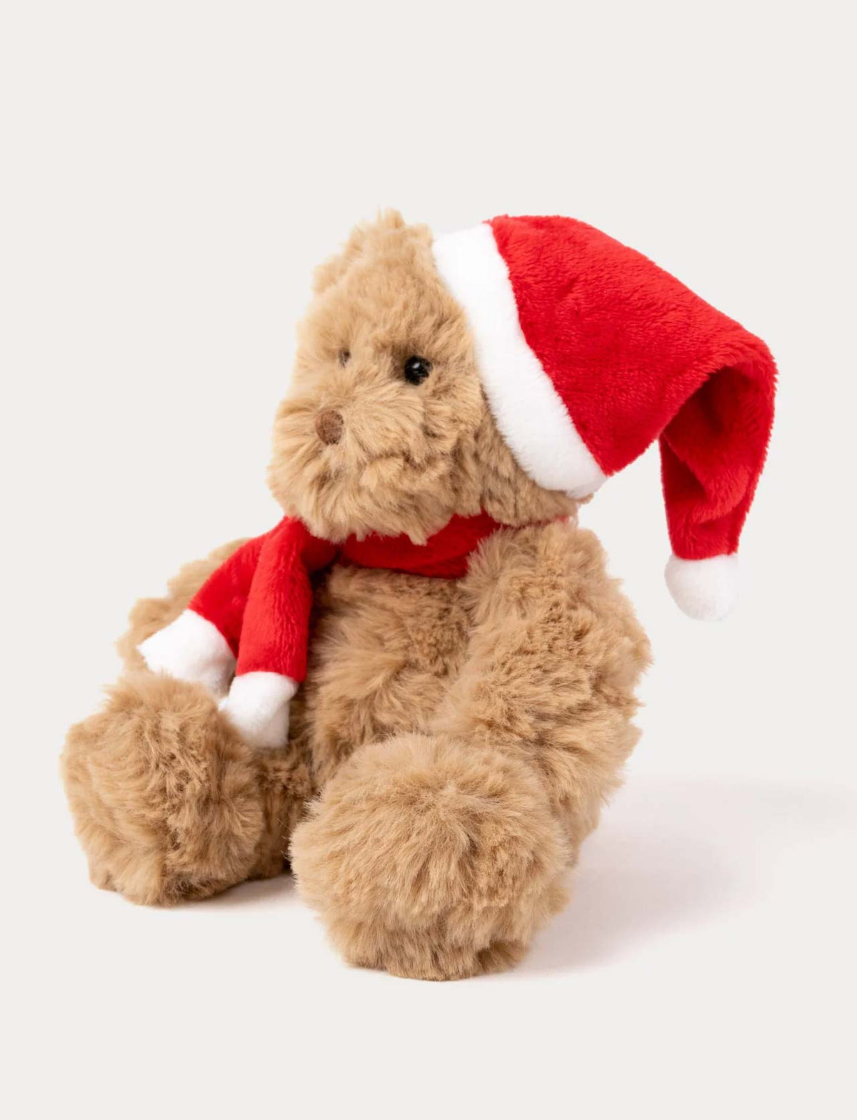 Teddykompaniet Gosedjur Julnallen med tomteluva 25cm