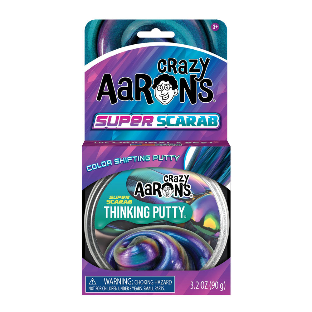 Crazy Aarons Färgskiftande Thinking Putty Super Scarab (10cm, 91g)