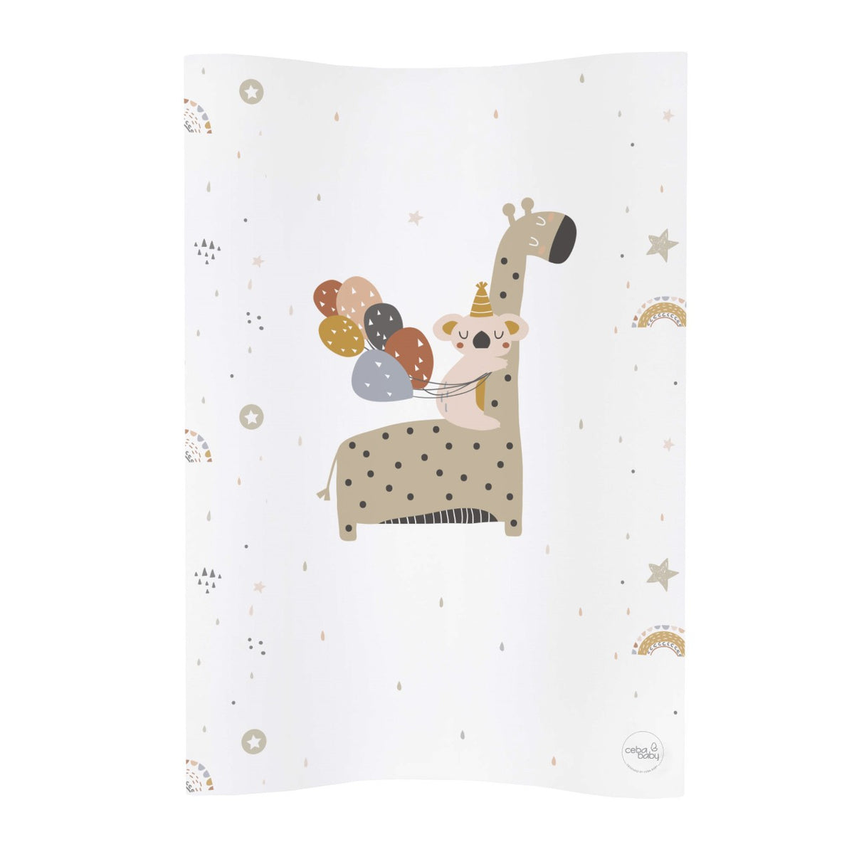 Ceba Baby Skötbädd Giraff med höga kanter (70x50cm)