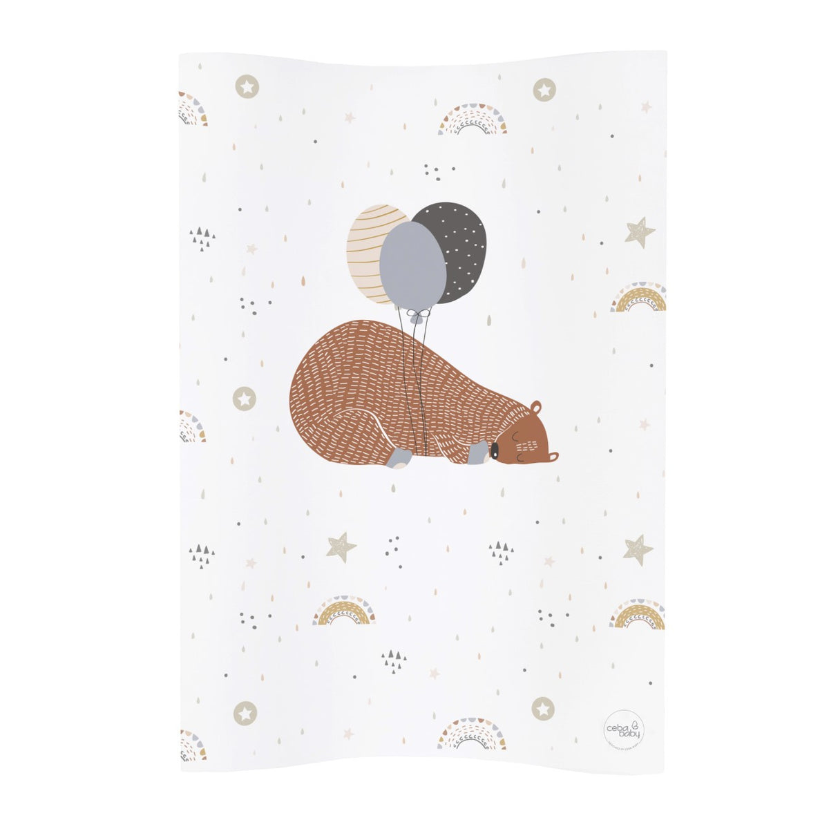 Ceba Baby Skötbädd Big Bear med höga kanter (70x50cm)