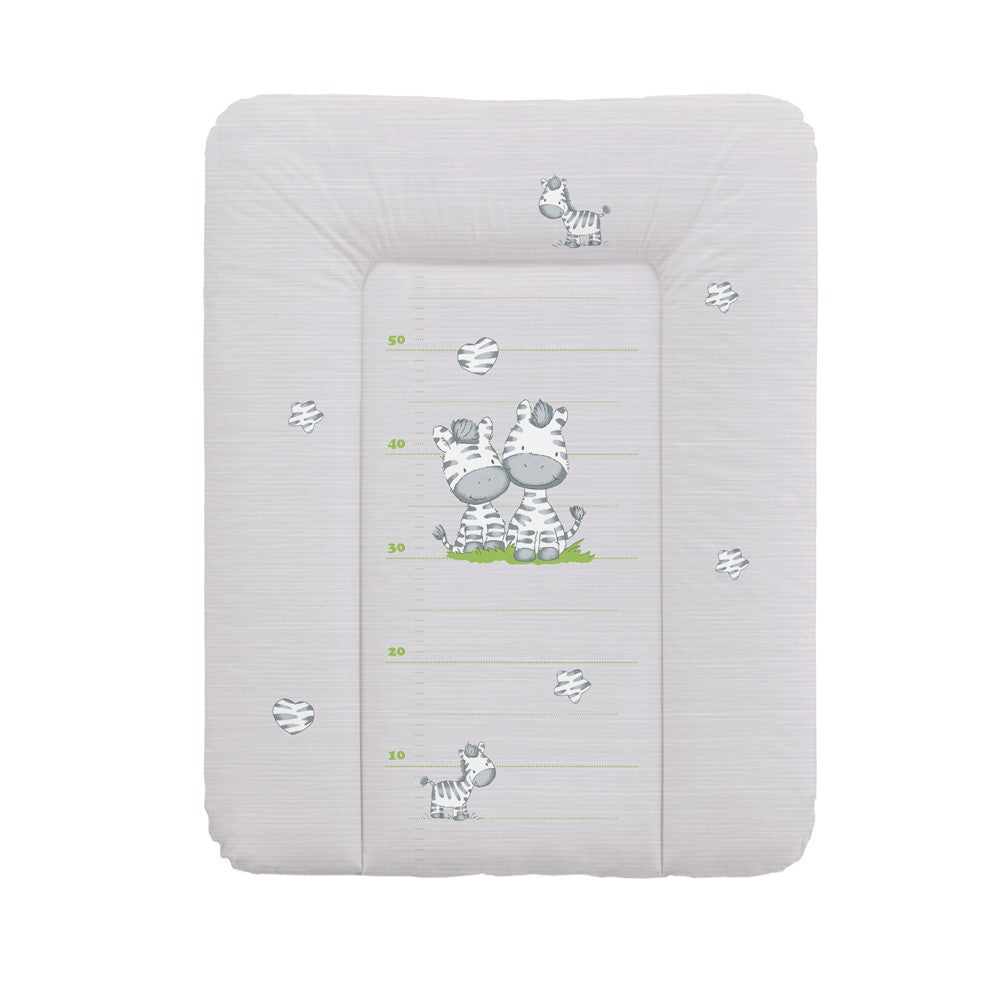 Ceba Baby Skötbädd Zebra Grå Soft (70x50cm)