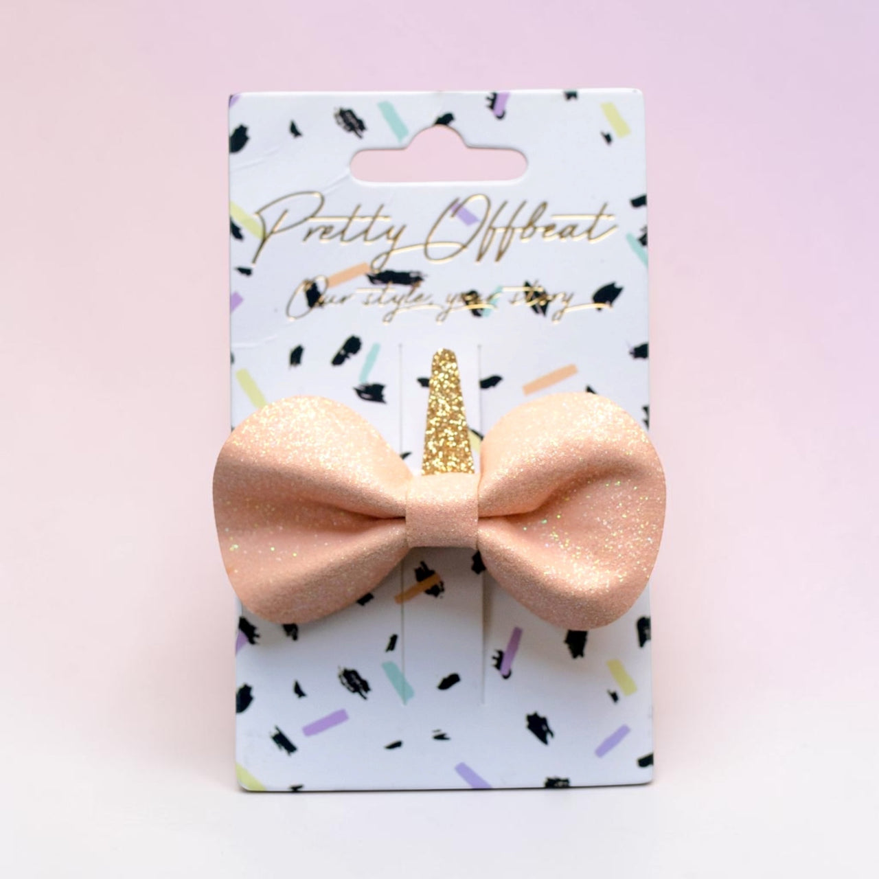 Pellianni Hårspänne Unicorn Bow Ivory