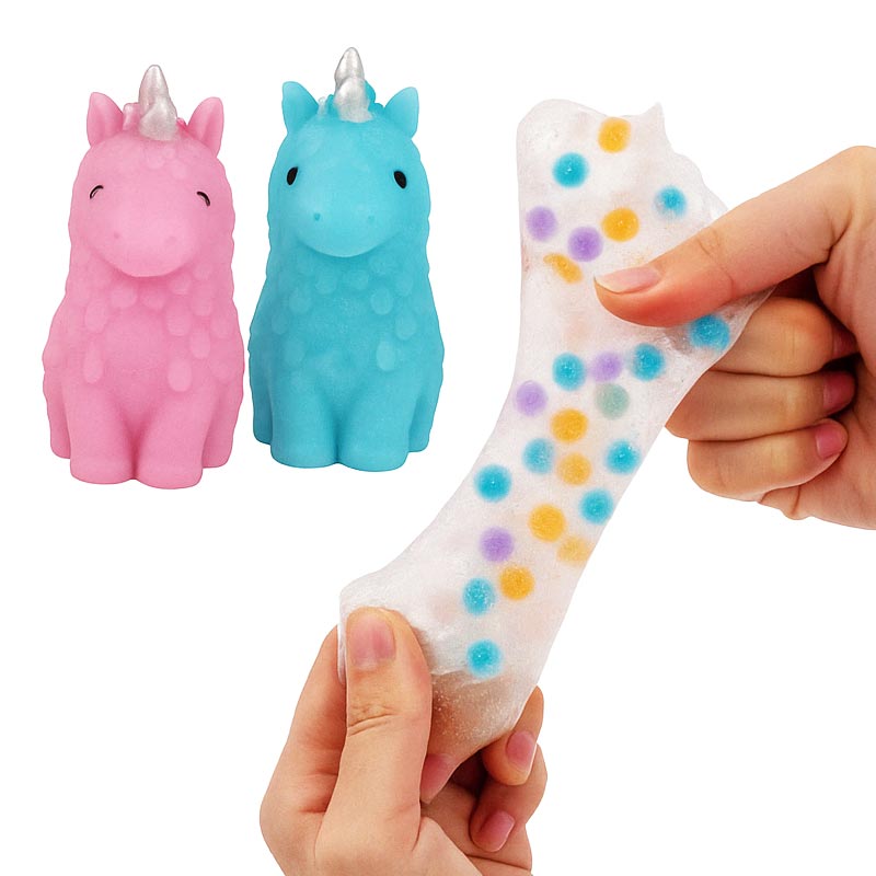 Suntoy Squeeze Blast Enhörning med pärlor