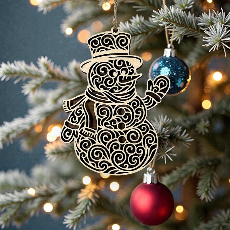 Vintertid - Julefigurer i trä (4-pack)