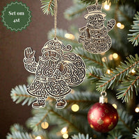 Thumbnail for Vintertid - Julefigurer i trä (4-pack)