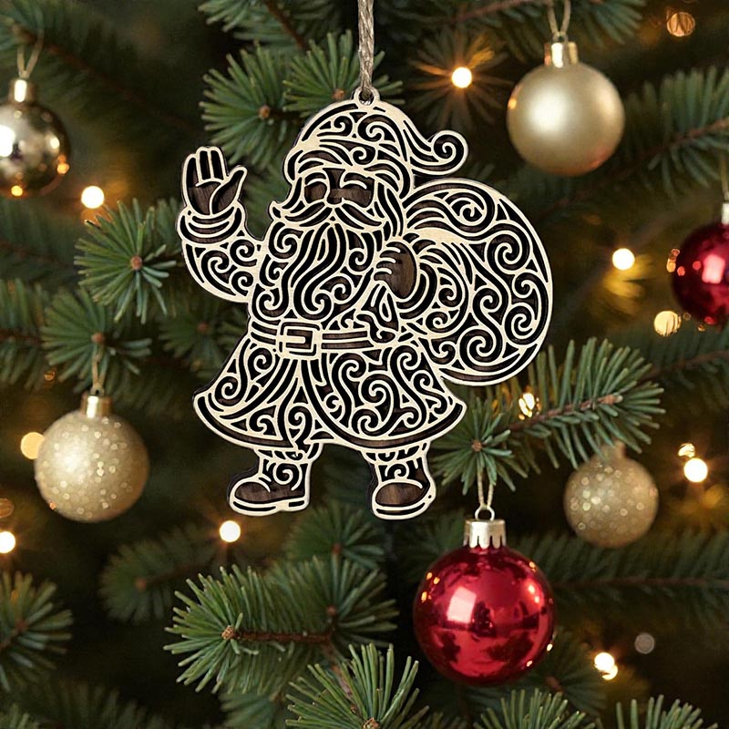Vintertid - Julefigurer i trä (4-pack)