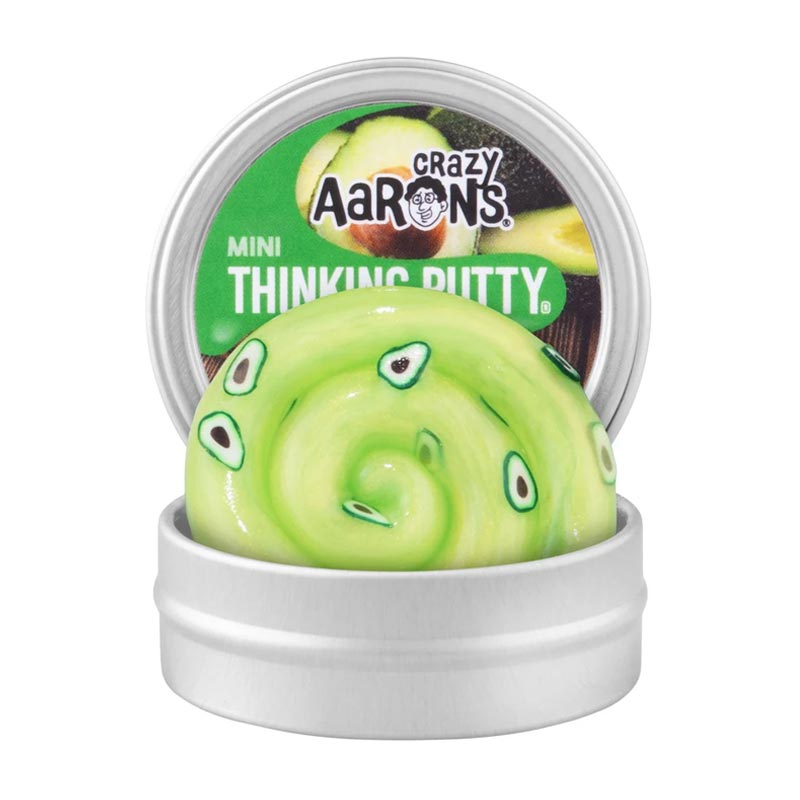 Crazy Aarons Thinking Putty Mini Avocado (5 cm, 13 g)