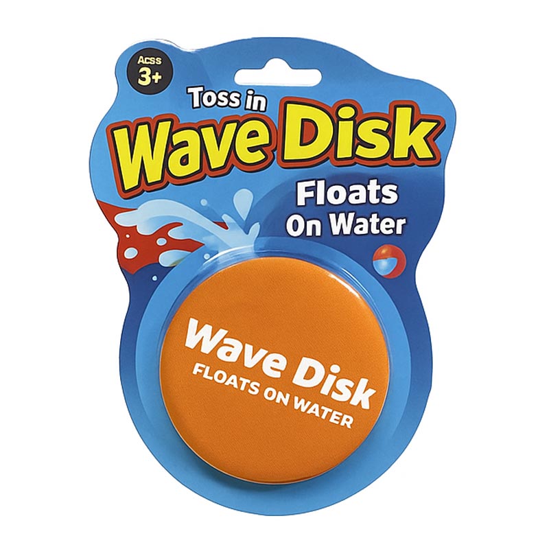 Suntoy Färgglad Wave Disk som flyter (7cm)